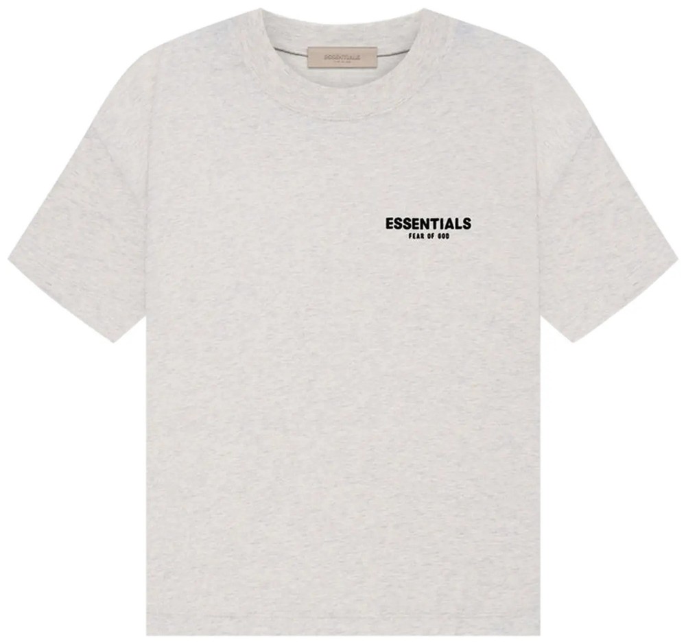Fear of God Essentials Tee ‘Light Oatmeal’ XS Size Oversized T-Shirt SS22