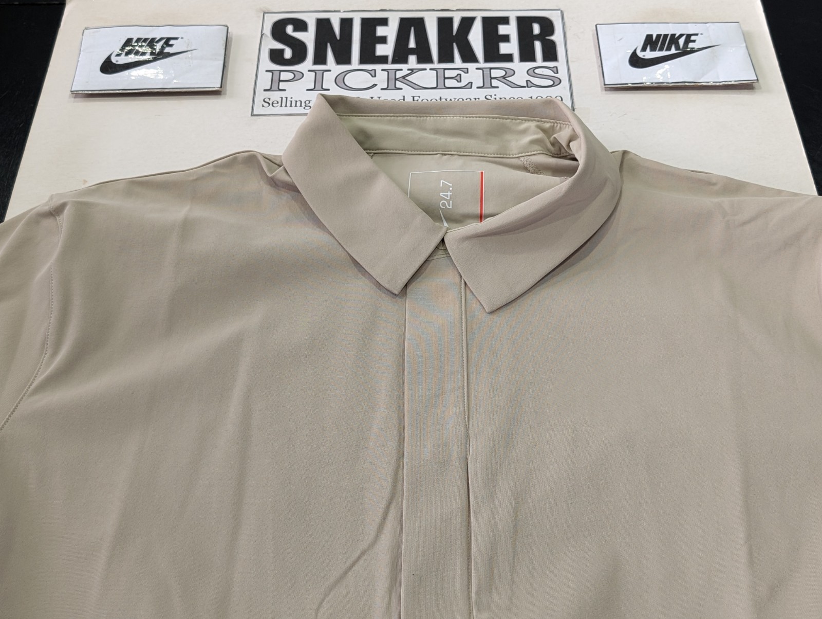 Nike 24.7 Mens PerfectStretch Dri-FIT Snap-Down Top - HQ6958 253 - Size: L - NWT gallery
