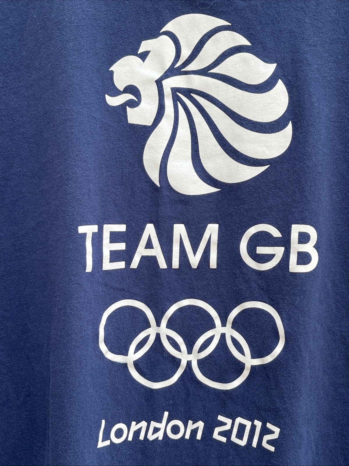 Adidas Team GB T Shirt Mens Medium London 2012 Olympics Blue Short Sleeve gallery