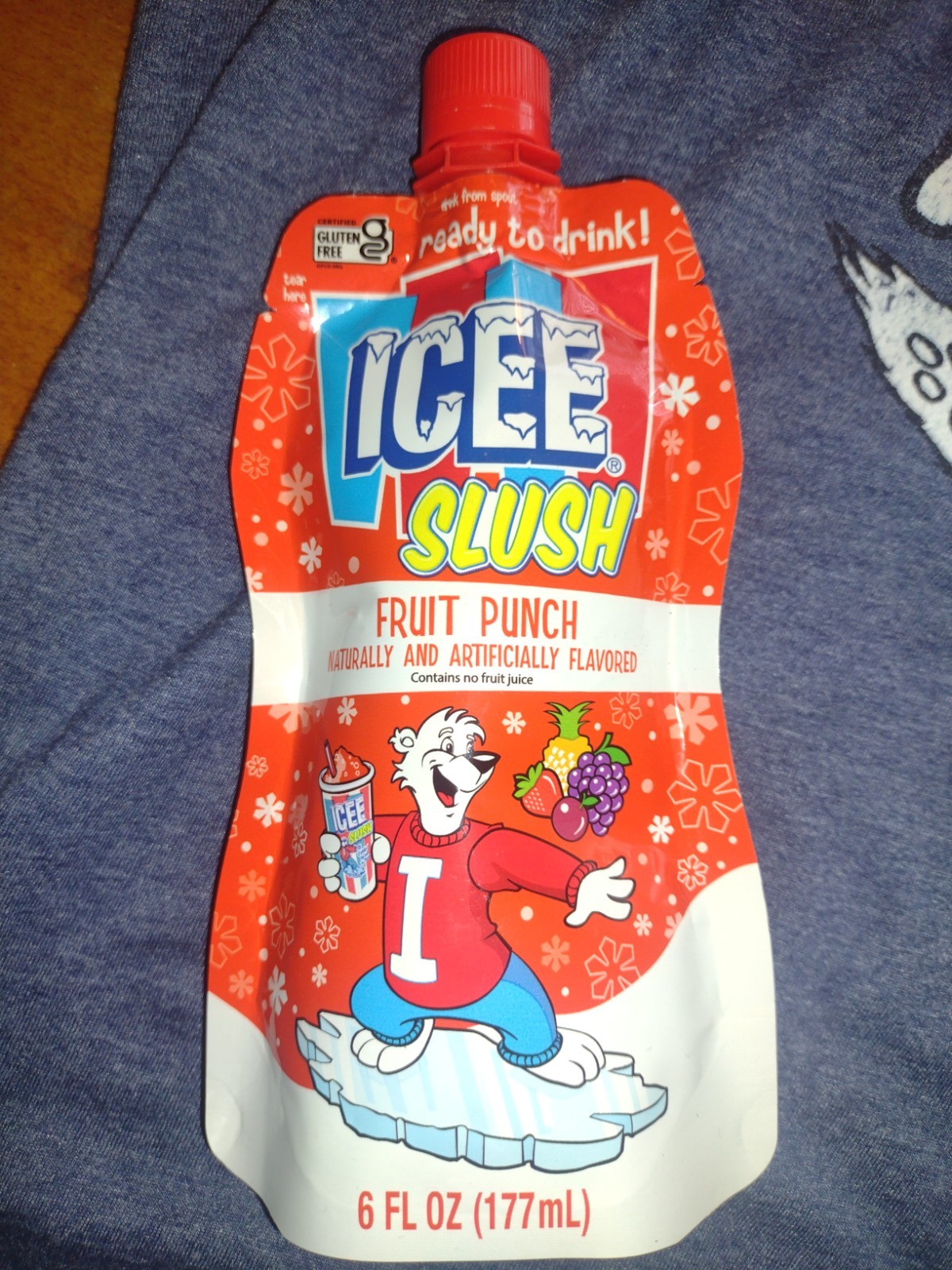Icee,Chillaxin, Men's Medium T-shirt w a cherry slush & gift gallery