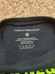 Type O Negative T Shirt Mens Extra Large Band Grunge Rock Y2K Music Heavy Metal