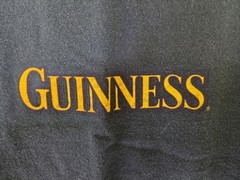 Official Guinness Men’s Size L Dark Green T-Shirt 100% Cotton