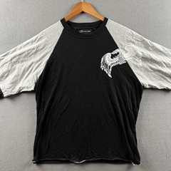 Vintage No Boundaries Shirt Mens Large Eagle Layered Skate Y2K Cyber Mallcore