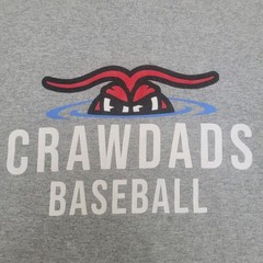 Crawdads MLB Class A Minor Pro Lg. Baseball Hickory N. Carolina T-Shirt