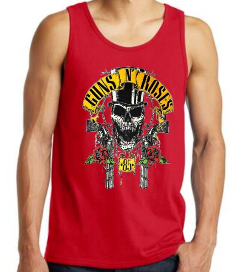 Guns N Roses 85 Hard Rock Band Men's Tank Tops (Multiple Colors) gallery