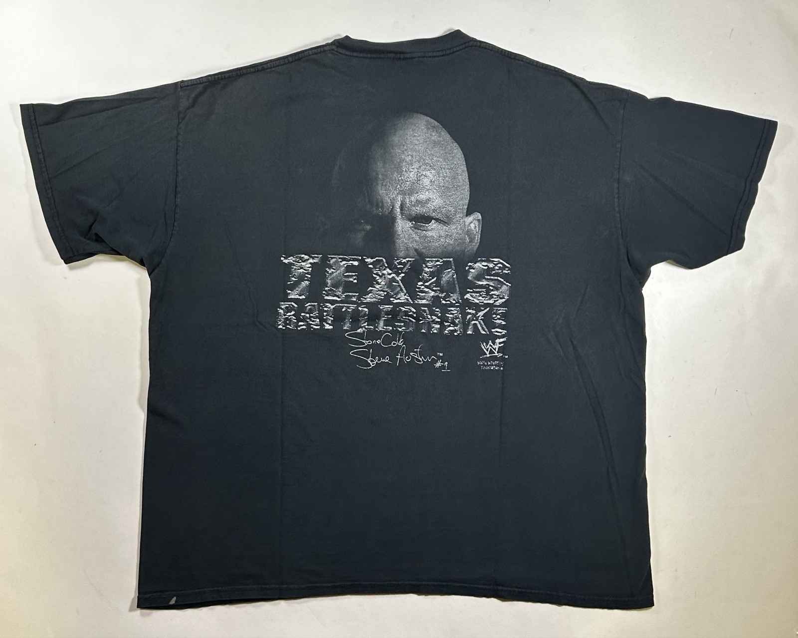 Vintage WWF Stone Cold Steve Austin The Texas Rattlesnake 1999 T-Shirt Size 3XL gallery