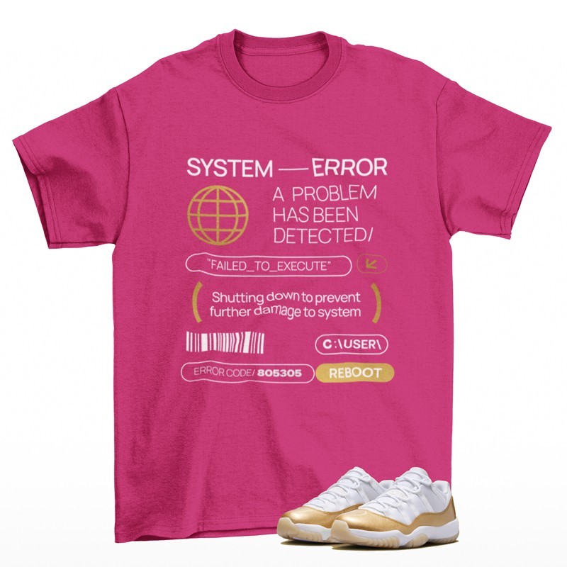 Reboot Sneaker Shirt Pink to Match Jordan 11 Low Mother's Day AH7860-102 gallery