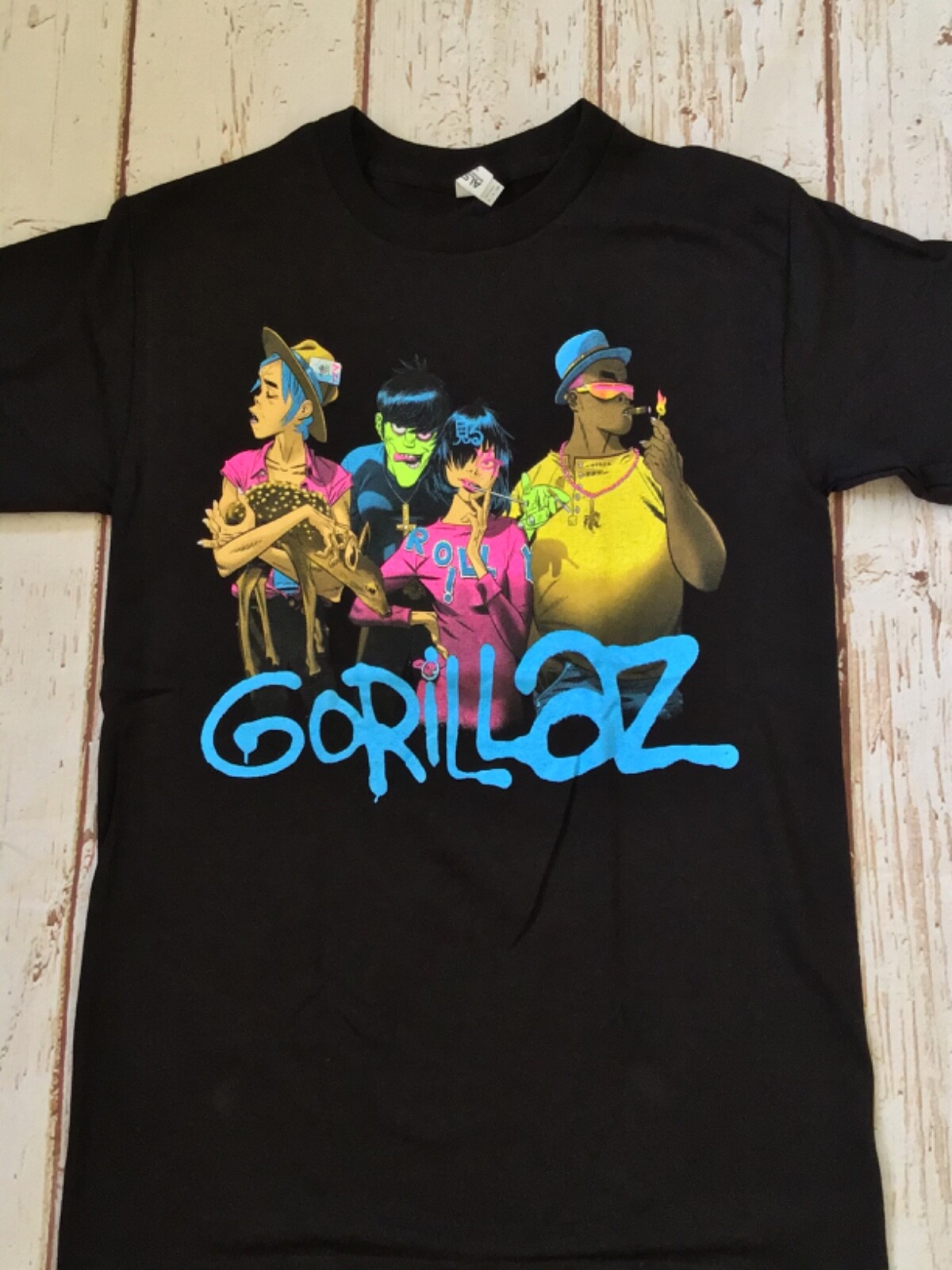 NEW- GORILLAZ - Colorful logo T-SHIRT gallery