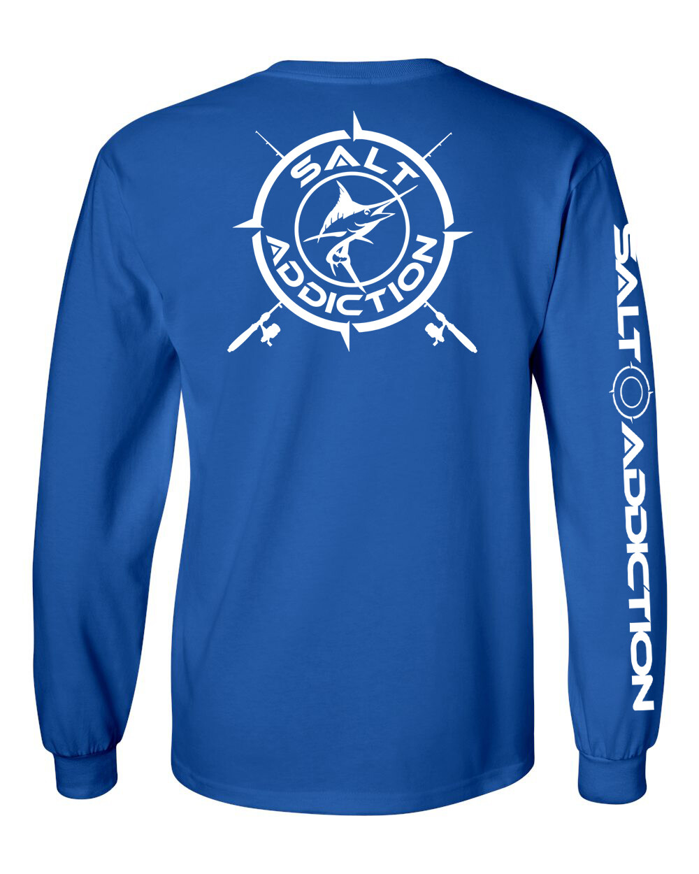 Salt Addiction t shirt long sleeve men’s saltwater fishing apparel Marlin life