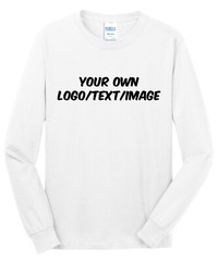 Ink Stitch Design Your Own Custom Cotton Long Sleeve Shirt