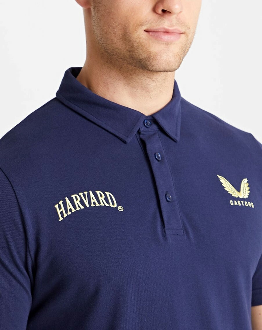 Castore x Navy Harvard Polo Shirt | New w/Tags | Authentic & Top Quality Item gallery