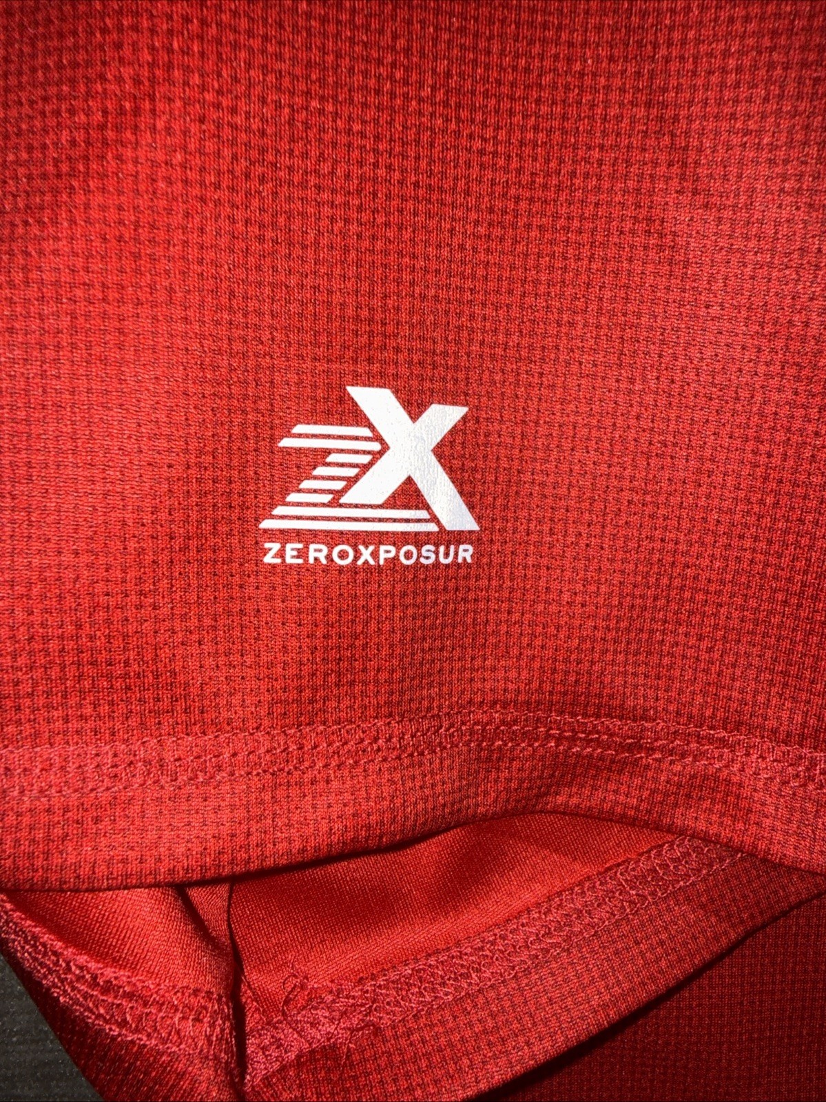 NWT ZeroXposur Sun Protection Quick Dry UPF 50 Short Sleeve T-Shirt Men XL Red gallery