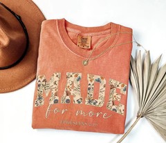 comfort tee made for more floral