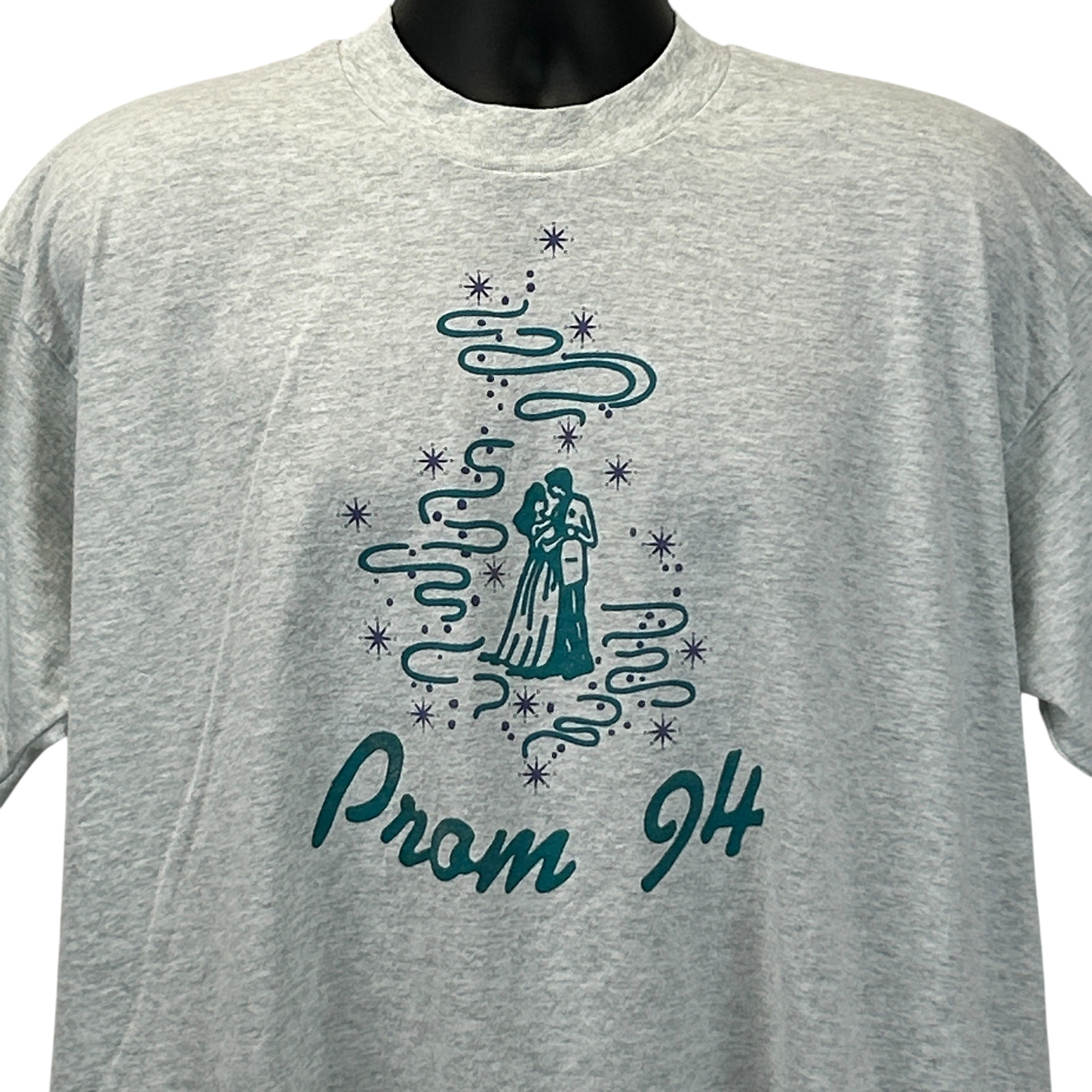 Vintage 90s 1994 Prom Formal Dance T Shirt Mens XXL 2XL Gray High School USA