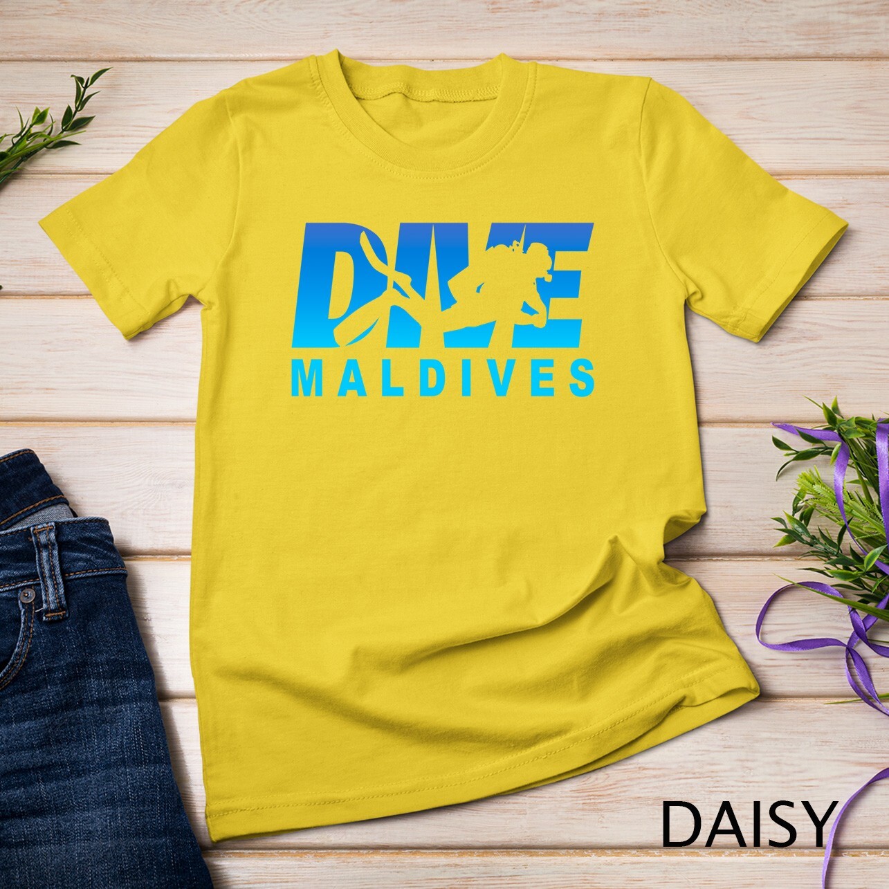 Dive Maldives, Scuba Diving in the Maldives Unisex T-shirt gallery