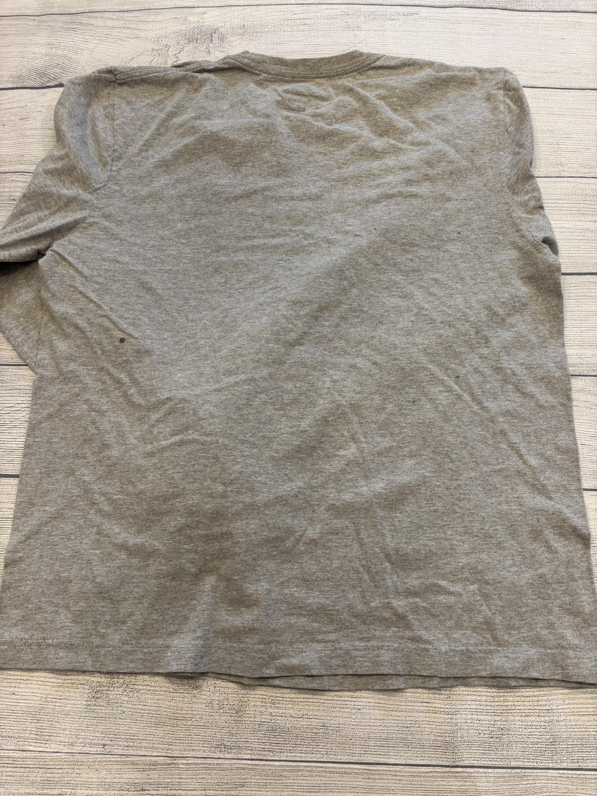 Adidas Shirt Mens Large Gray The Go-To Tee Long Sleeve Athletic Logo Casual gallery
