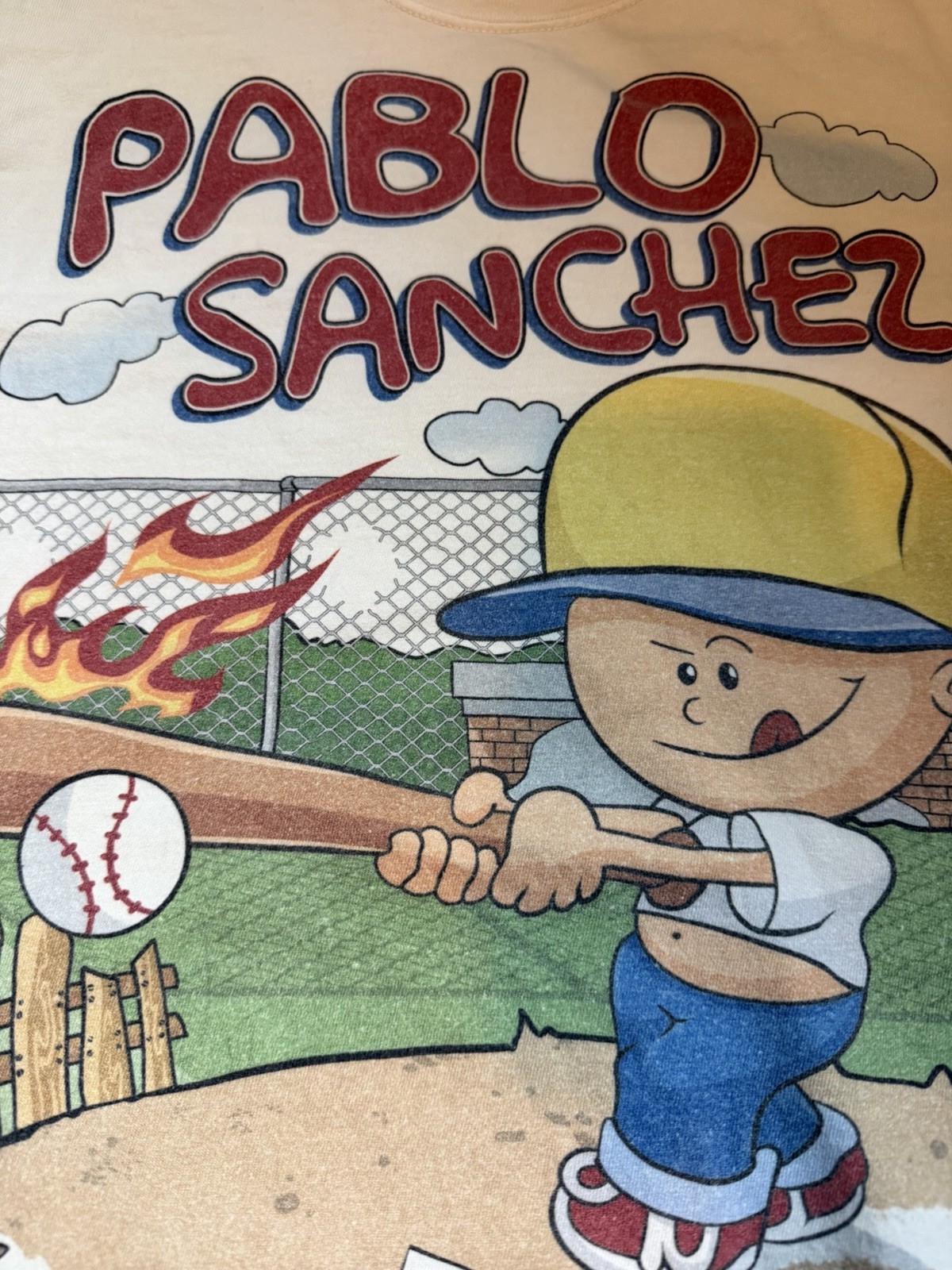 Comfort Colors Backyard SportsxPlanet Euphoria Pablo Sanchez White Limited 23/50 gallery
