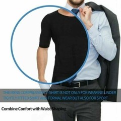 Men Athletic Compression Undershirt Body Shaper Comfortable Base Layer T-Shirt