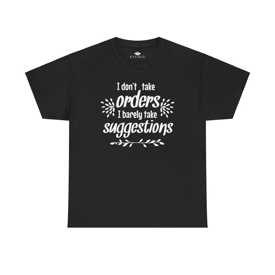 Classic Fit Humour Tee | Unisex Round Neck Funny Text Printed Casual T-Shirt gallery