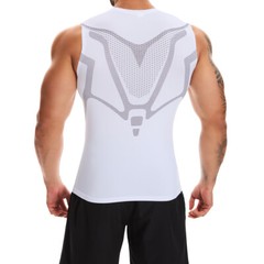 Mens Gym Compression Sleeveless Athletic Bodybuilding Muscle Tank Top Vest Shirt