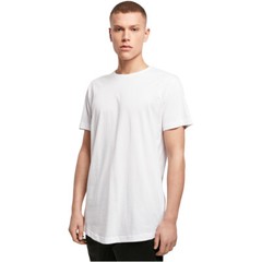 Build Your Brand Shaped Long Tee 3 Pack Mens T-Shirt Extra Long Printable New