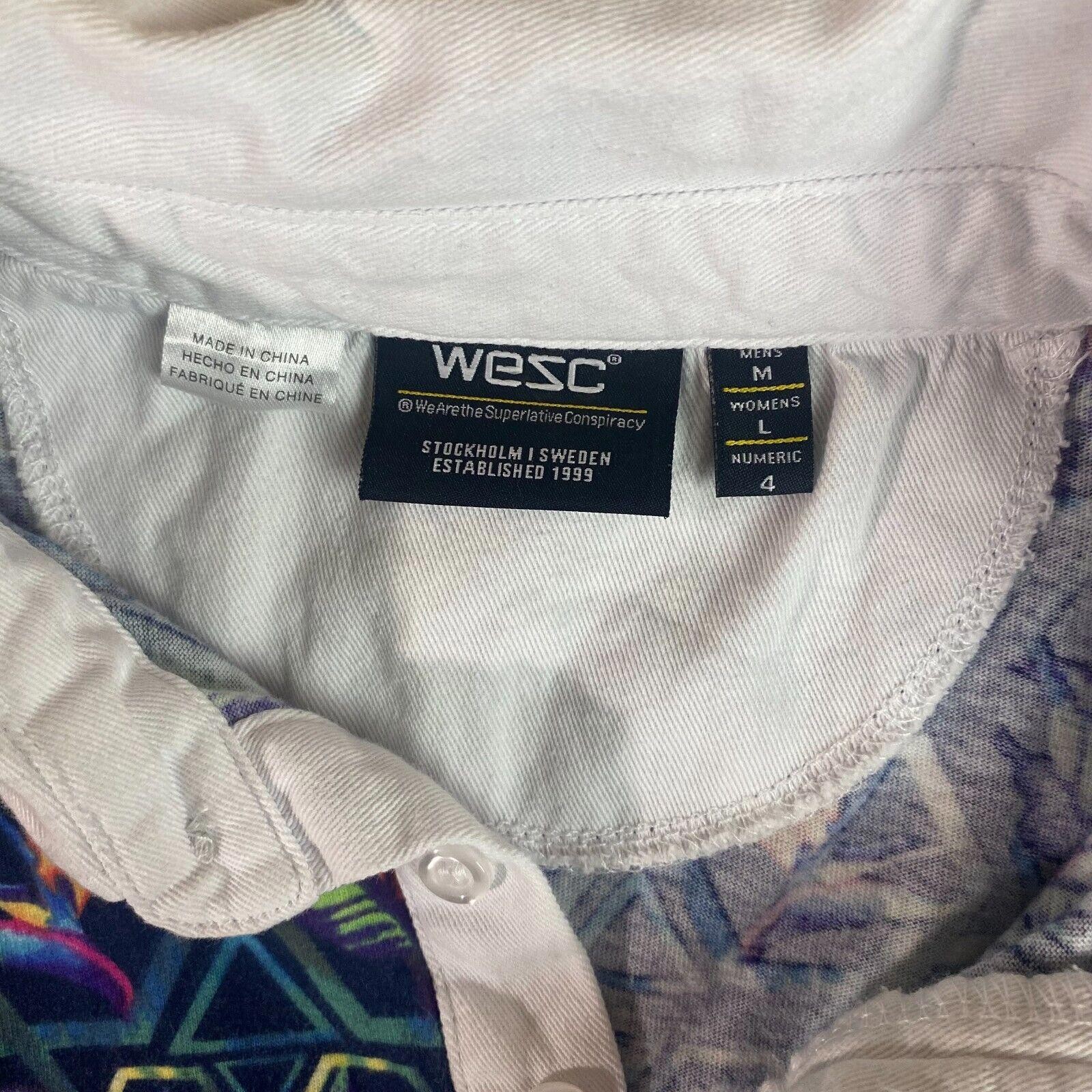 WESC All Over Graphic Print Polo Shirt Unisex Men - M gallery