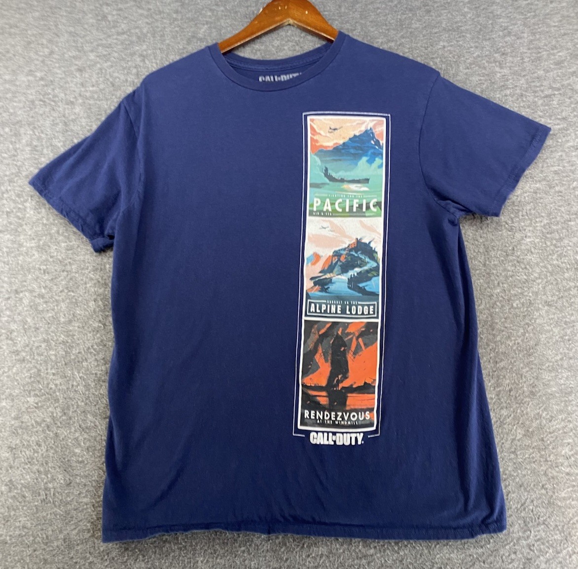 Call Of Duty Vanguard Shirt Mens Large Pacific Alpine Lodge Rendezvous Promo gallery