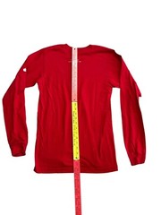 VTG Apple IPOD TOUCH Employee Red TShirt Sz Small A TOUCHING GIFT Long Sleeve