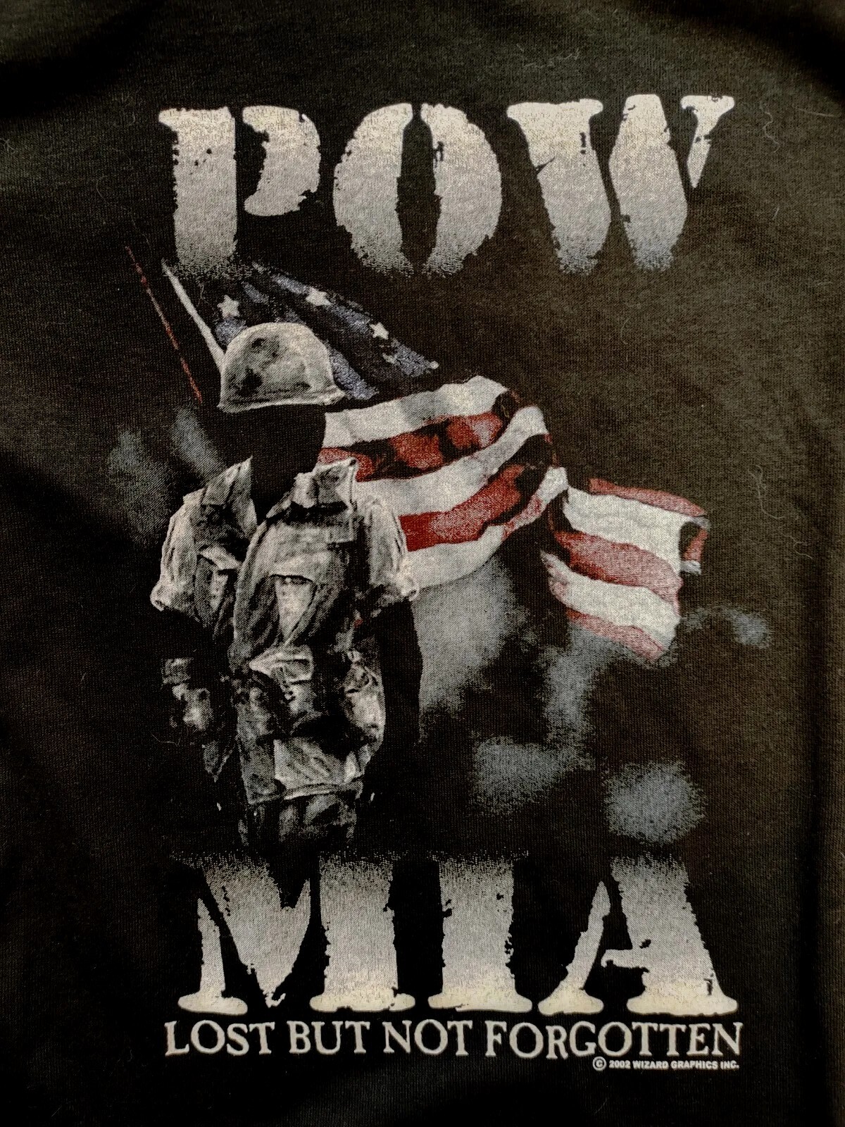 Rothco Shirt POW MIA Shirt Tee ARMY NAVY MARINES Unites States Veterans XL