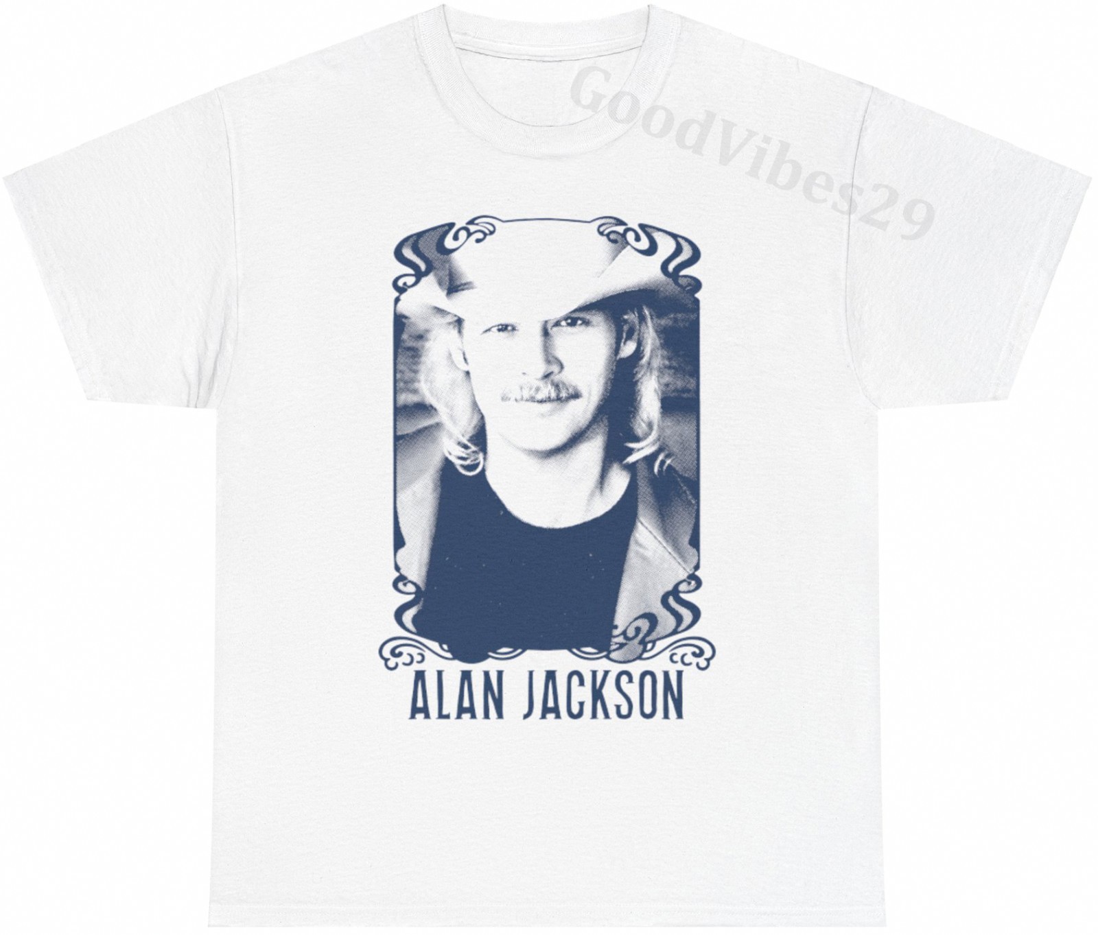 Alan Jackson Retro Aesthetic Country Music Vintage Tee S-5XL Men Women Unisex gallery