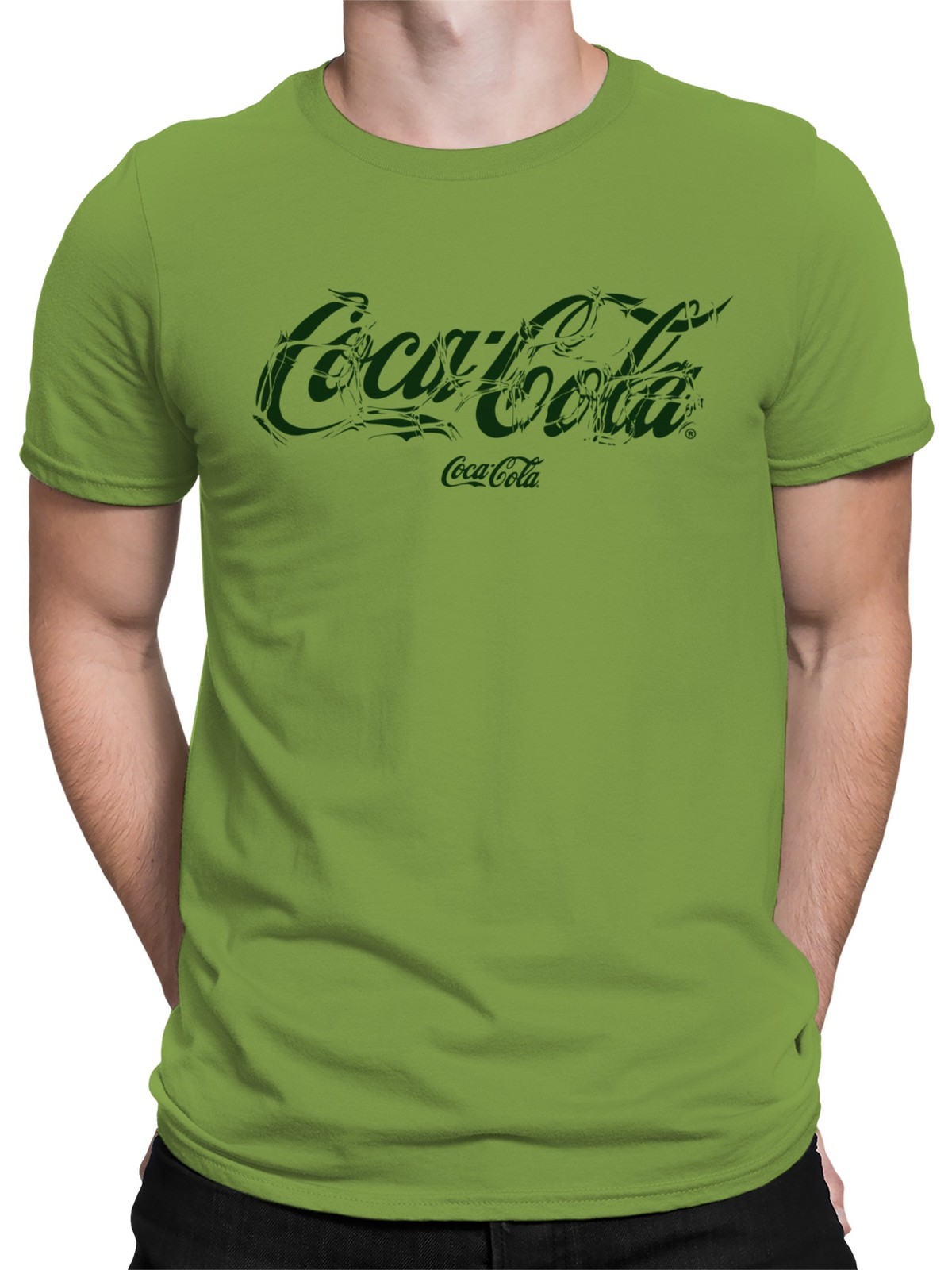 Officially Licensed Coca Cola Barbed Wire Design Men's T-shirt gallery