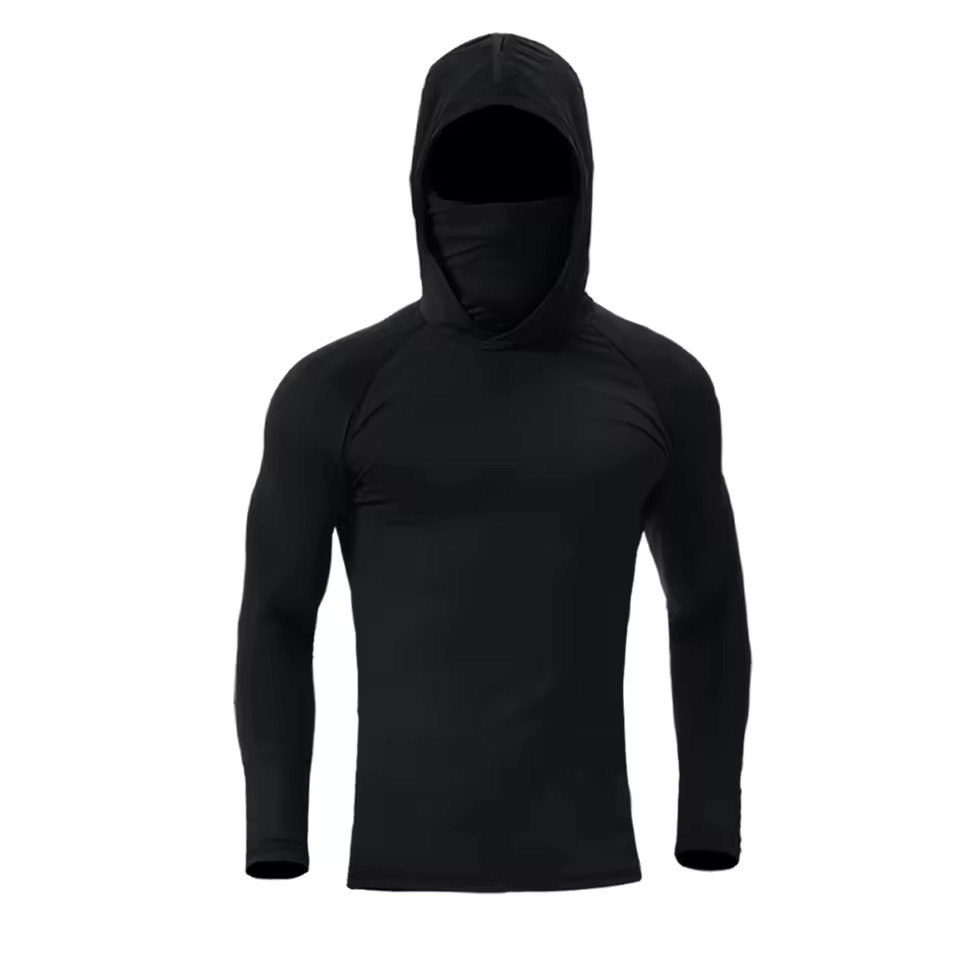 Performance Hoodie Long Sleeve T-Shirts, UPF 50+ Sun Protection Hooded Unisex gallery