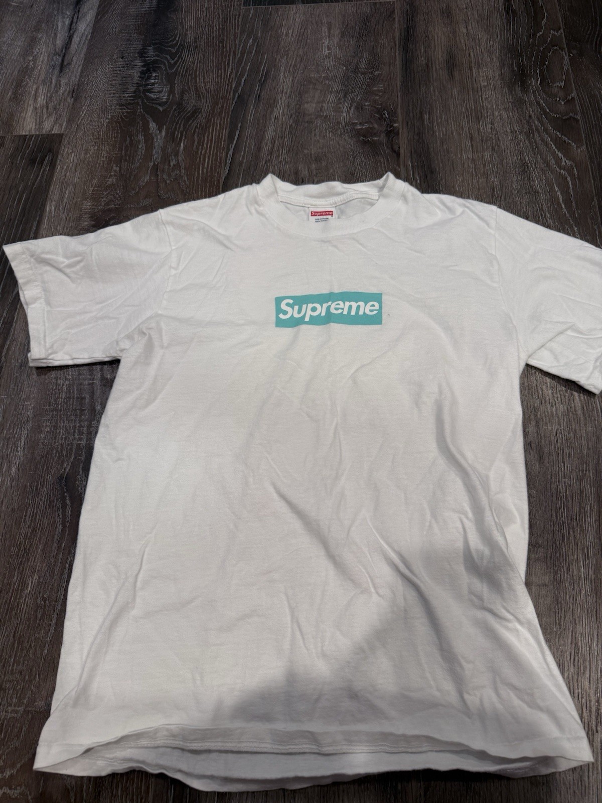 Supreme x Tiffany & Co. White Box Logo T-Shirt gallery