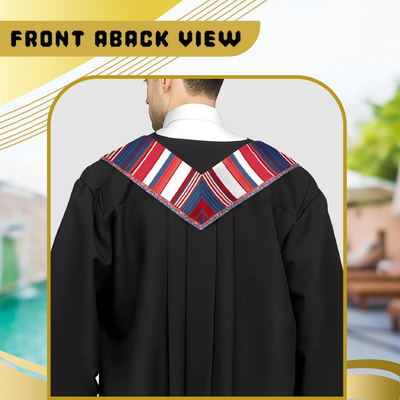 Dominican Republic Graduation Sash, Dominican Republic American Flag Graduati... gallery