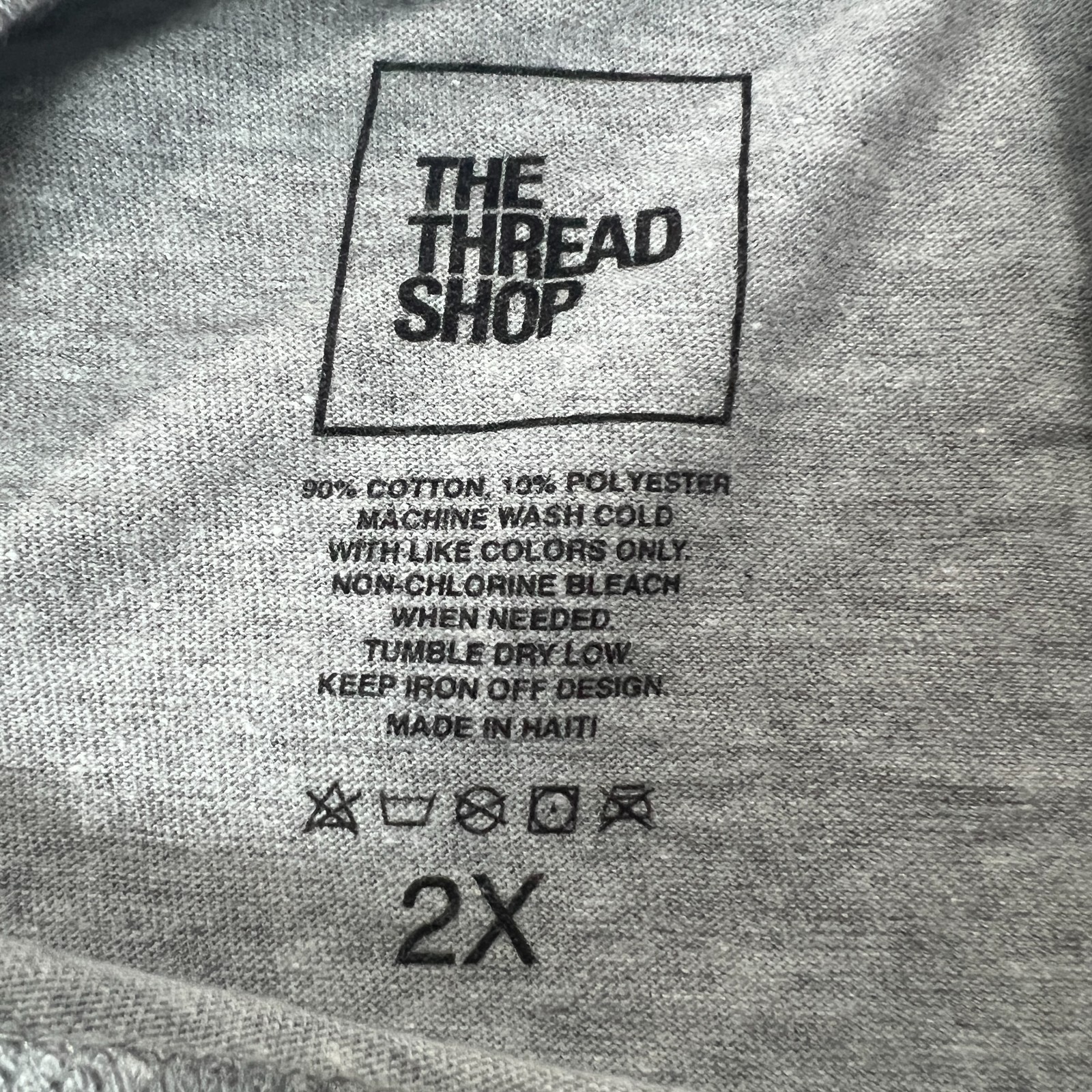 Live Rock Band T Shirt 2X XXL Gray The Thread Shop Alternative Rock Concert Vtg gallery