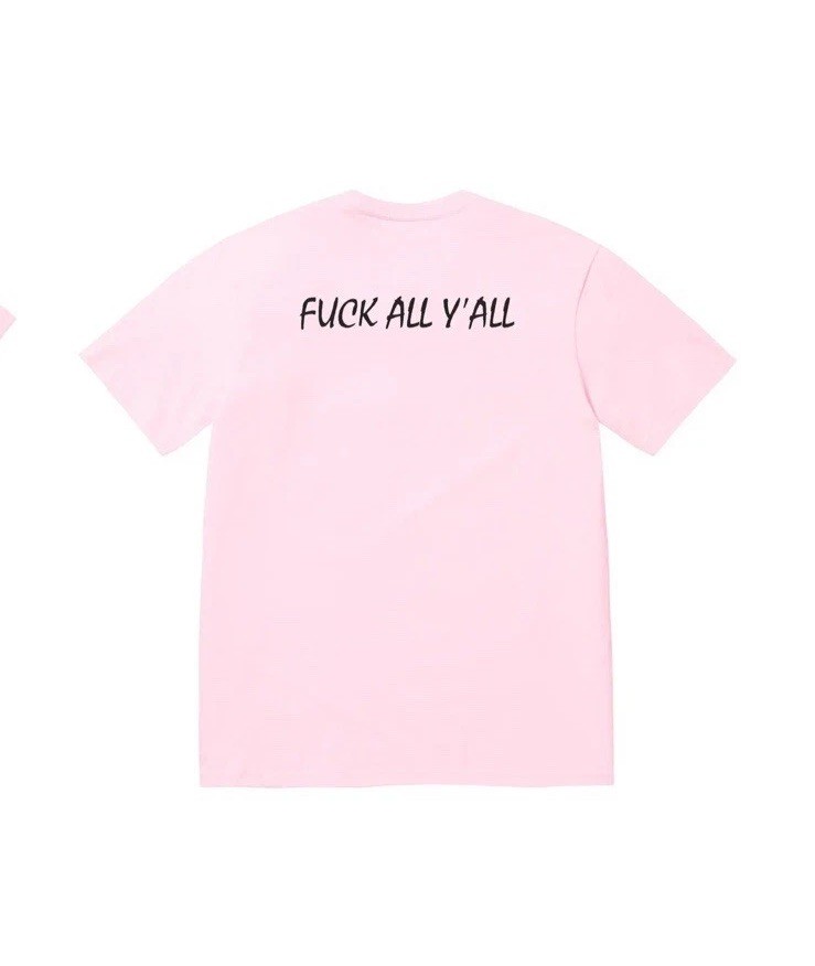 Supreme SPLIT LOGO TEE Light Pink FALL WINTER Men’s Size L FW25T59 BRAND NEW!!! gallery
