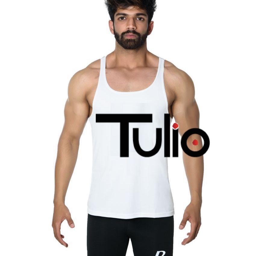Tulio Mesh Stringer Tank Top XL Gently worn 100% polyamide pinpoint mesh