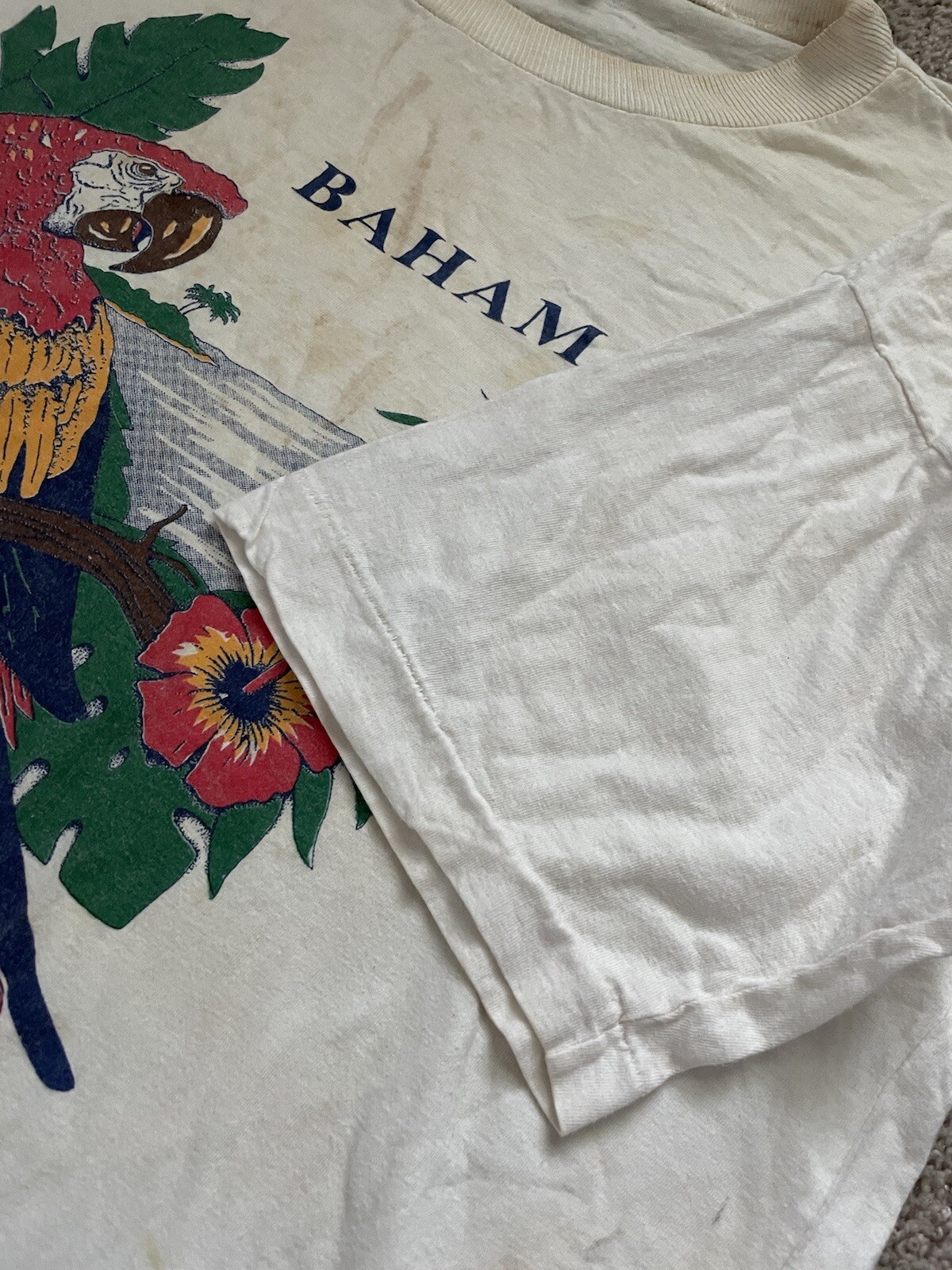 Dorsett Tees T-Shirt Adult XL White Bahama Vacation Beach Short Sleeve gallery
