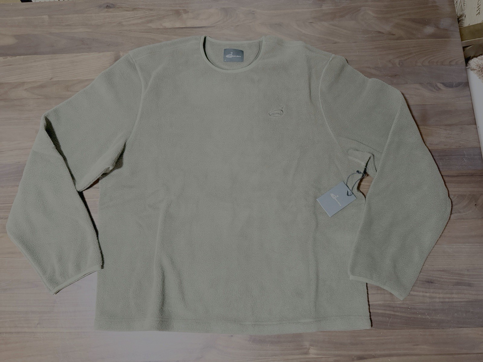 Aime Leon Dore ALD Golf Long-Sleeve Fleece Tee Winter Moss Embroidered Logos XL