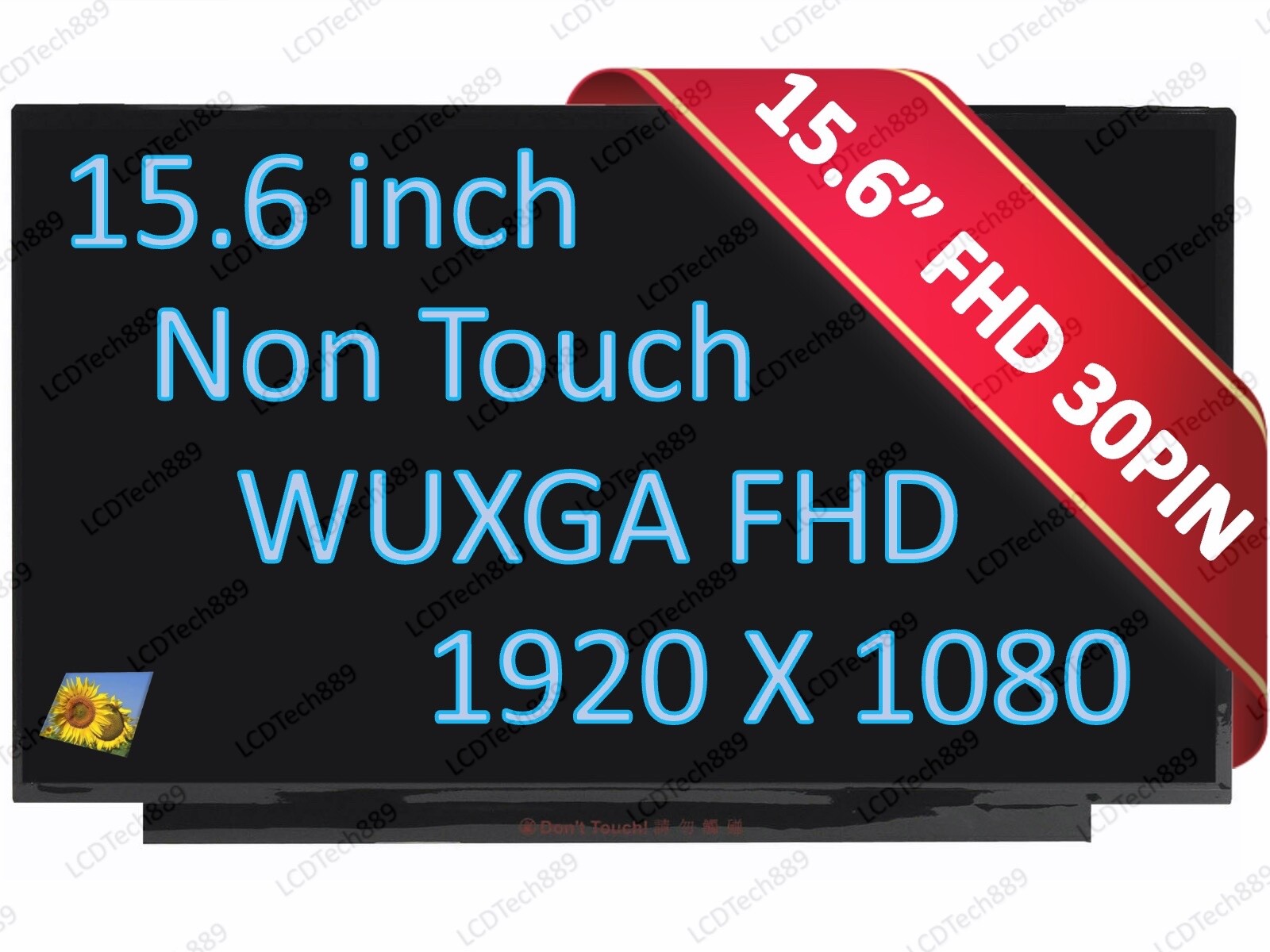 New IPS NT156FHM-N62 V8.0 V8.1 V8.1 fit NT156FHM-N61 B156HTN06.1 N156HGA-EA3