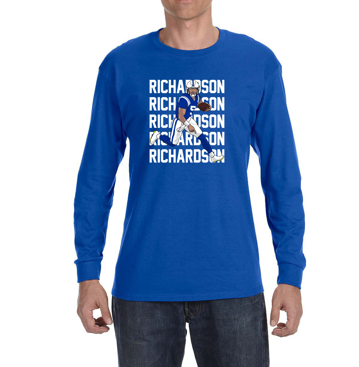 Anthony Richardson Indianapolis Colts Text Pic Long sleeve shirt