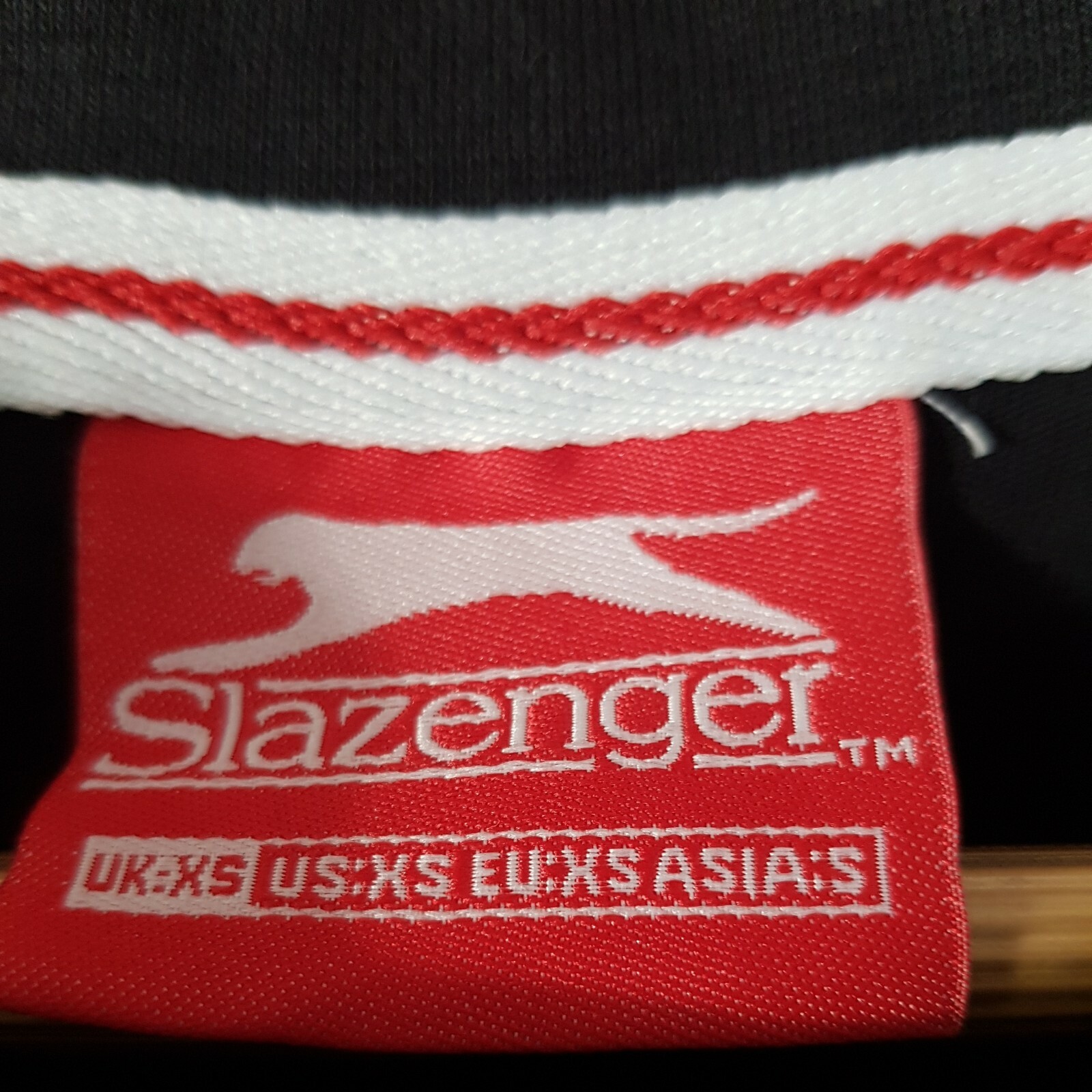Slazenger Mens Black T Shirt Size XS Good Used Condition gallery