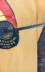 Vintage Single Stitch Tee Shirt Screen Stars Best National Offices ’91 PPO CA CO