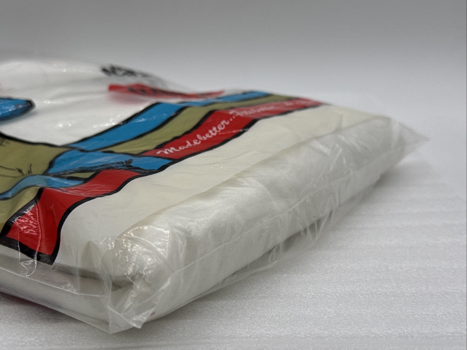 Vintage Grana Package Men’s White T-shirts Size MED 38-40 Never Stretch Collar gallery