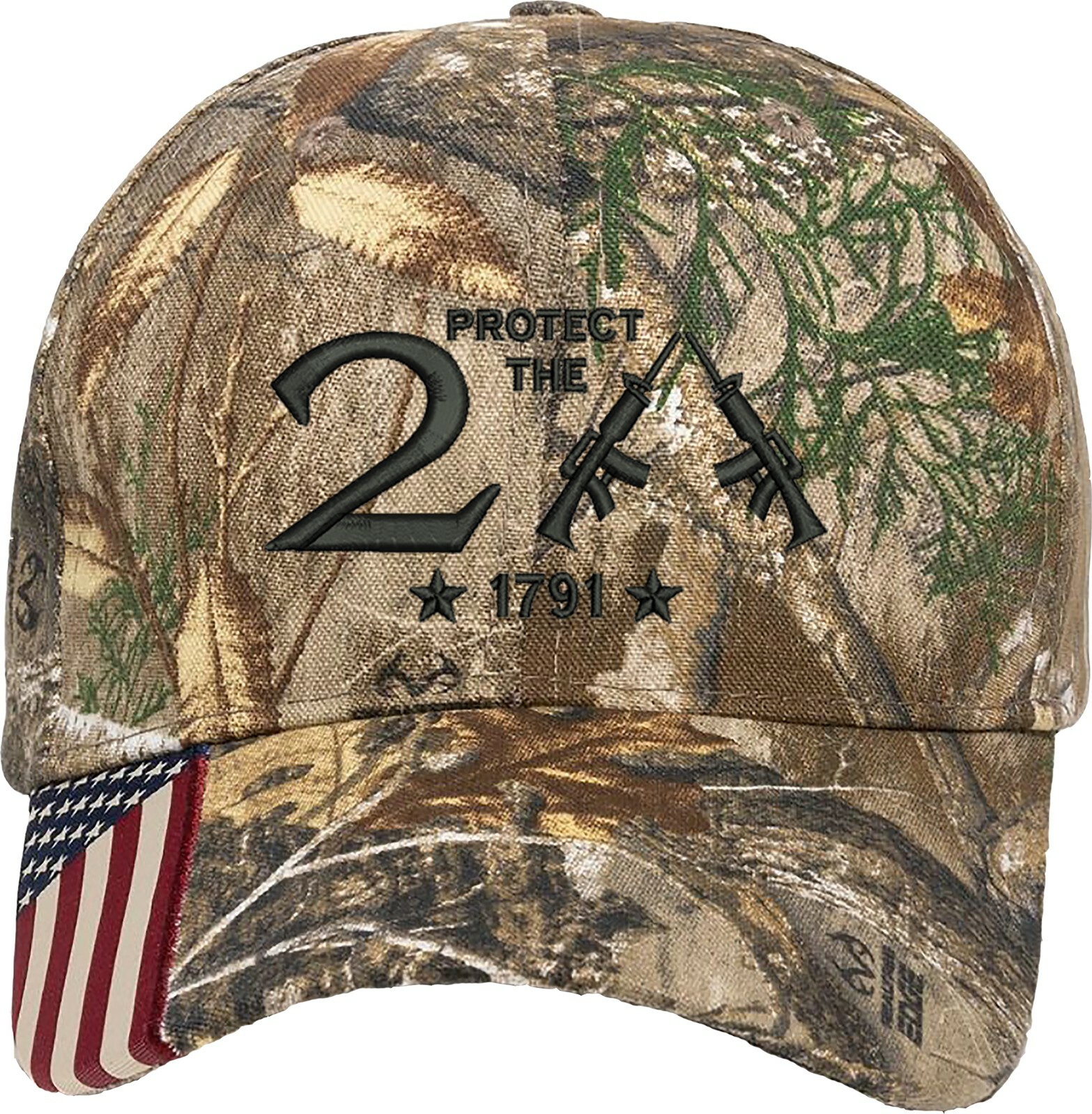 Protect The 2nd Amendment 1791 Guns Embroidered One Size Fits All Baseball Hats gallery