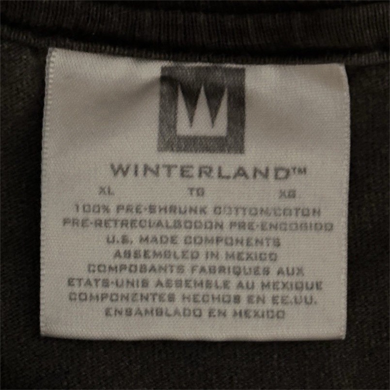90s Winterland Marilyn Manson Middle Finger Black Graphic Tee Men's XL gallery