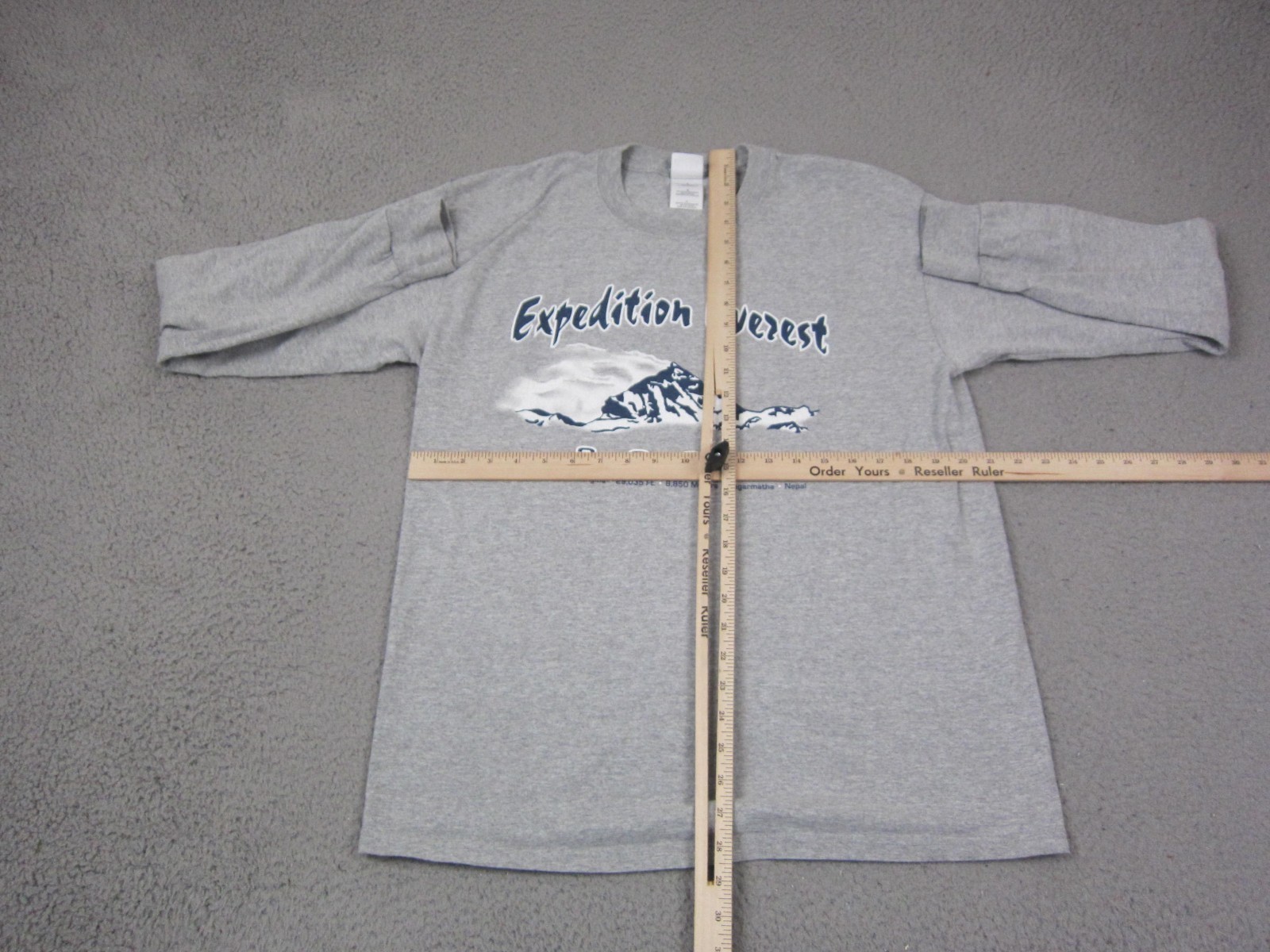 Vintage Mt Everest Shirt Mens Large L Gray Mountain Outdoor Expedition 2005 gallery
