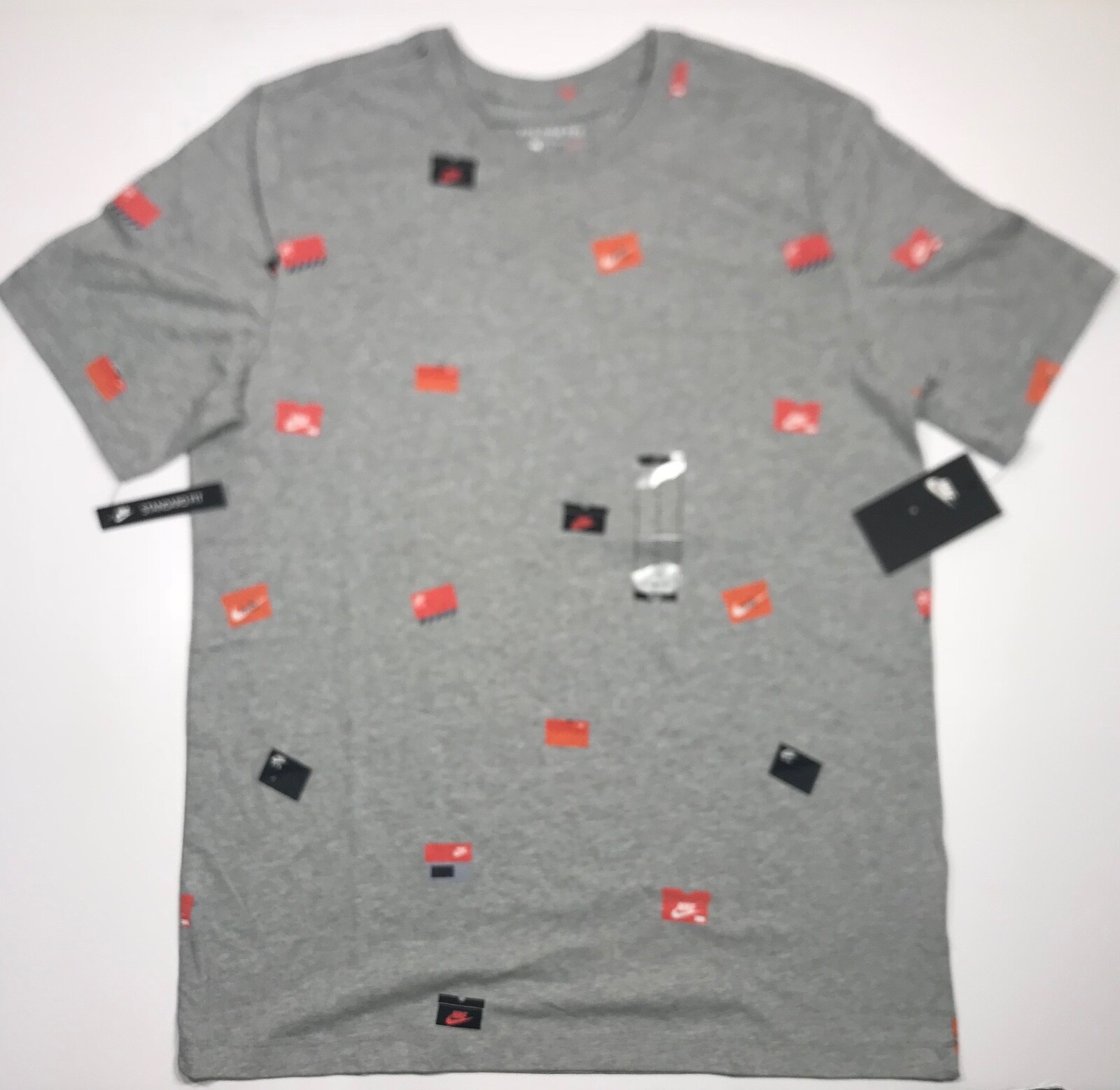Nike Sportswear Footwear Pack 1 Tee - dark grey heather BQ0066-063 LARGE gallery