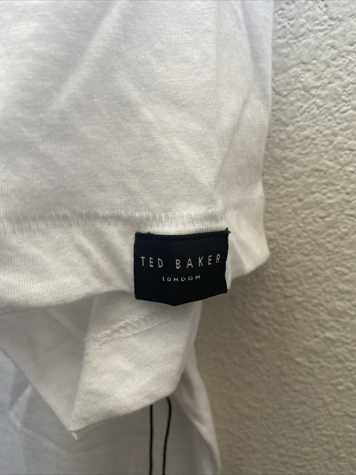 NEW Ted Baker Men's T Shirt White Short Sleeve Crew Neck NWT $39.00 XL gallery