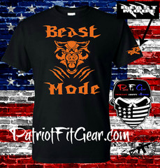 T-shirt,Beast Mode,Wolf,Exercise,Wellness,Fitness,Goal,#BeastMode,Motivation